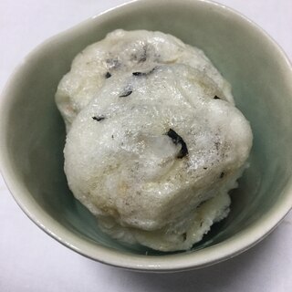 味付け海苔と昆布茶でお餅のおかき風